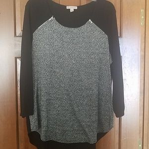 Black and Silver Sweater